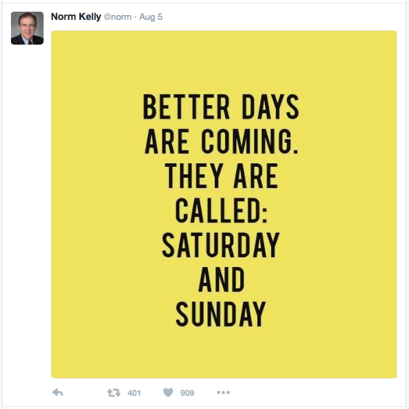 Norm Kelly tweet